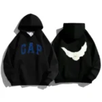 Black Yeezy Gap Balenciaga Dove Pullover Hoodie