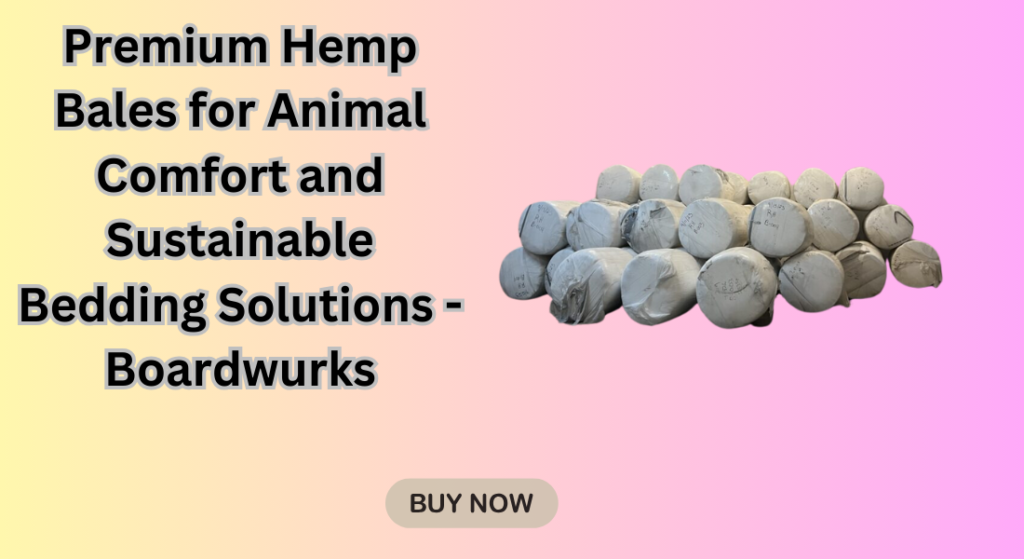 hemp animal bedding bales