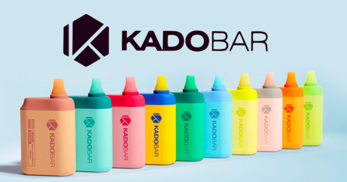 A selection of Kado Bar vape devices showcasing their vibrant flavors.