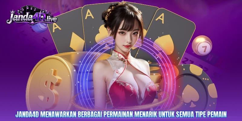 Janda4D menawarkan berbagai permainan menarik untuk semua tipe pemain