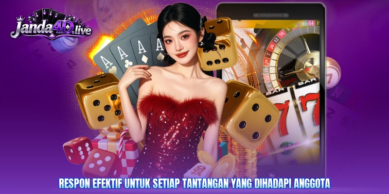Respon efektif untuk setiap tantangan yang dihadapi anggota