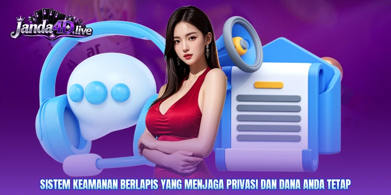 Sistem keamanan berlapis yang menjaga privasi dan dana Anda tetap